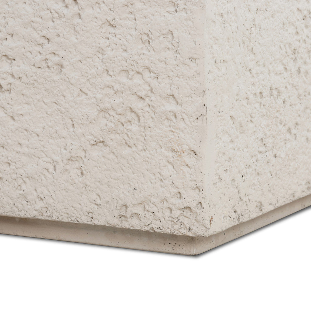 Otero Rectangular Outdoor Coffee Table - Matte Stone