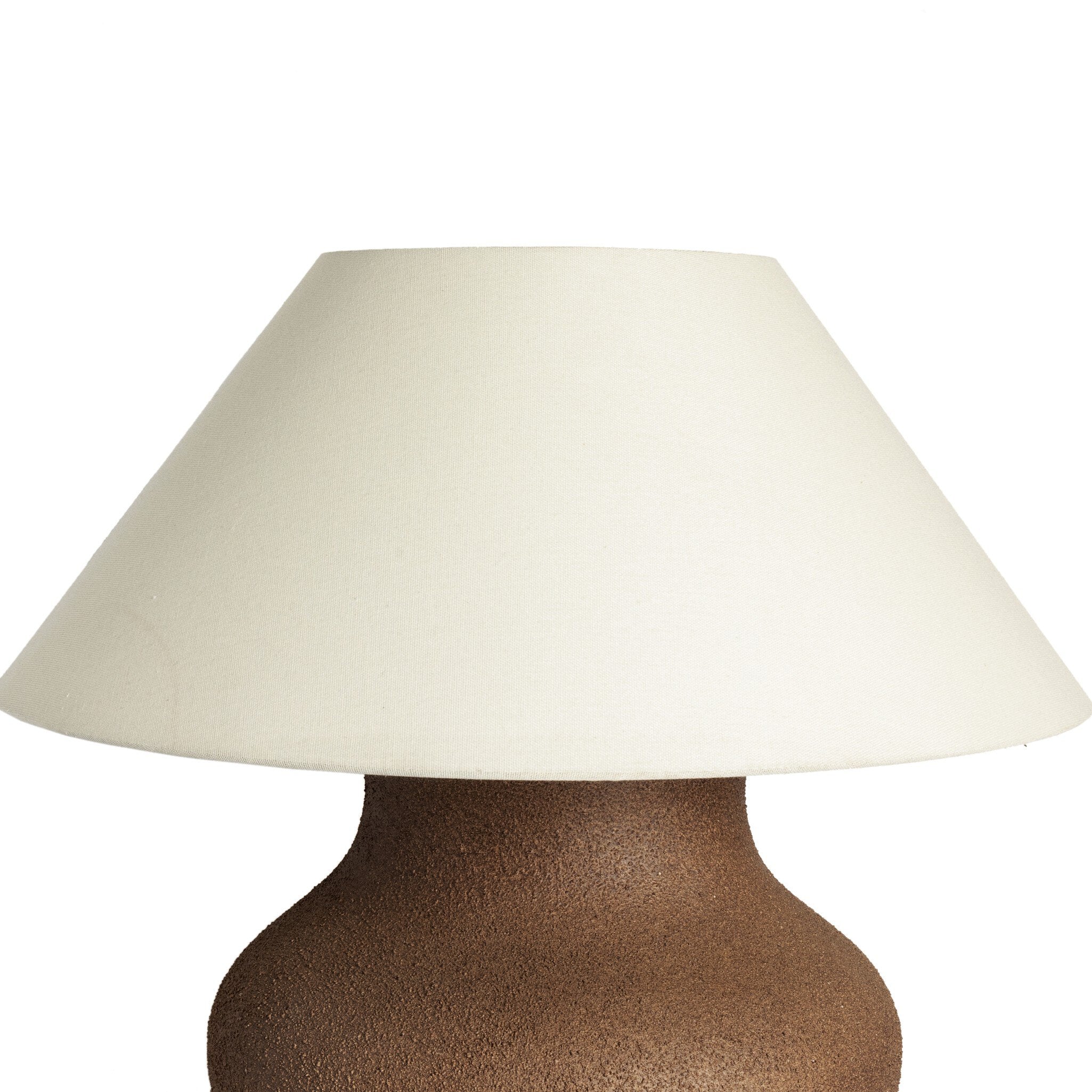 Parma Table Lamp - Textured Dark Sand Porcelain | Smooth Shade