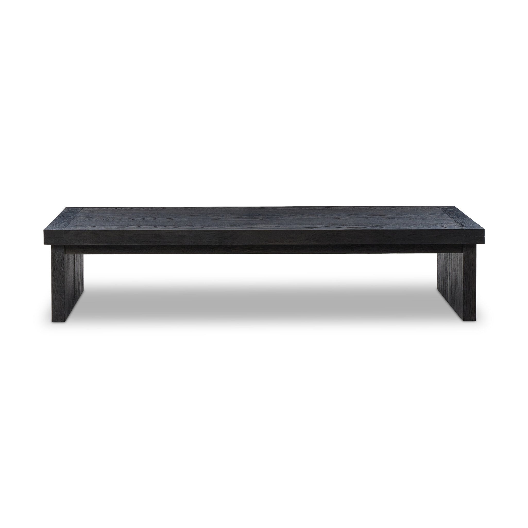 Warby Coffee Table - Worn Black Veneer