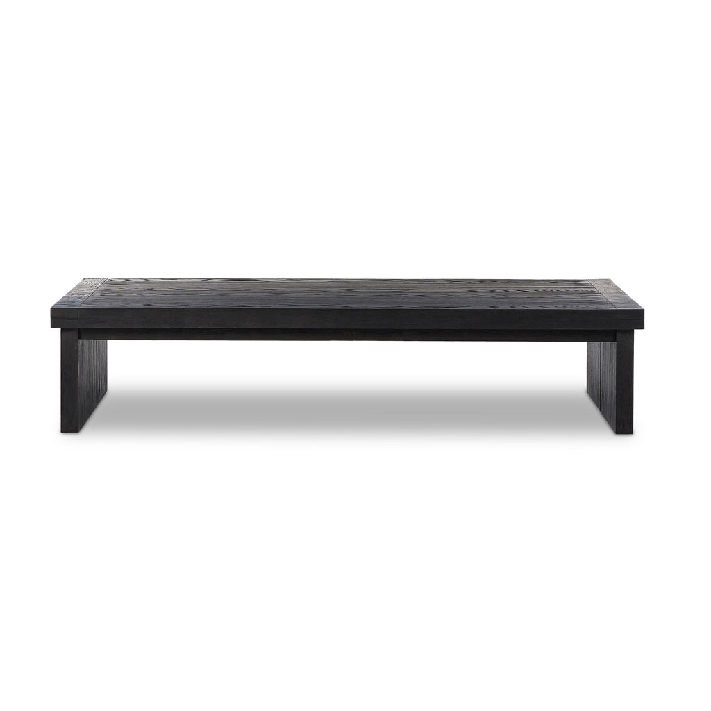 Warby Coffee Table - Worn Black Veneer