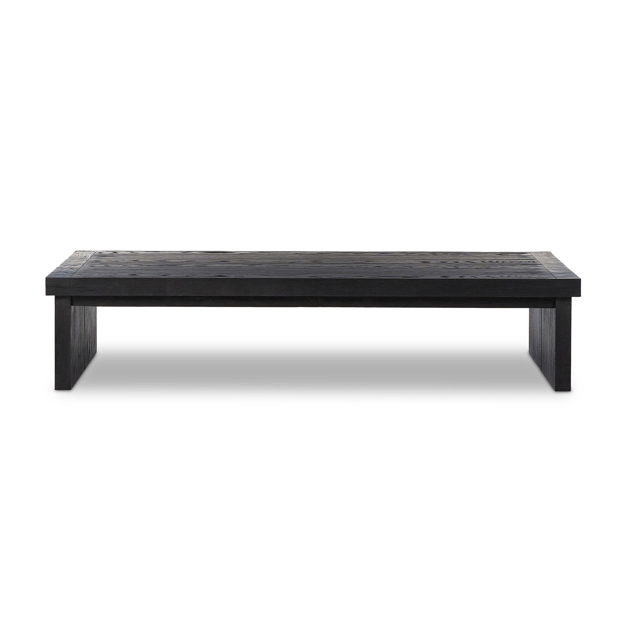 Warby Coffee Table - Worn Black Veneer