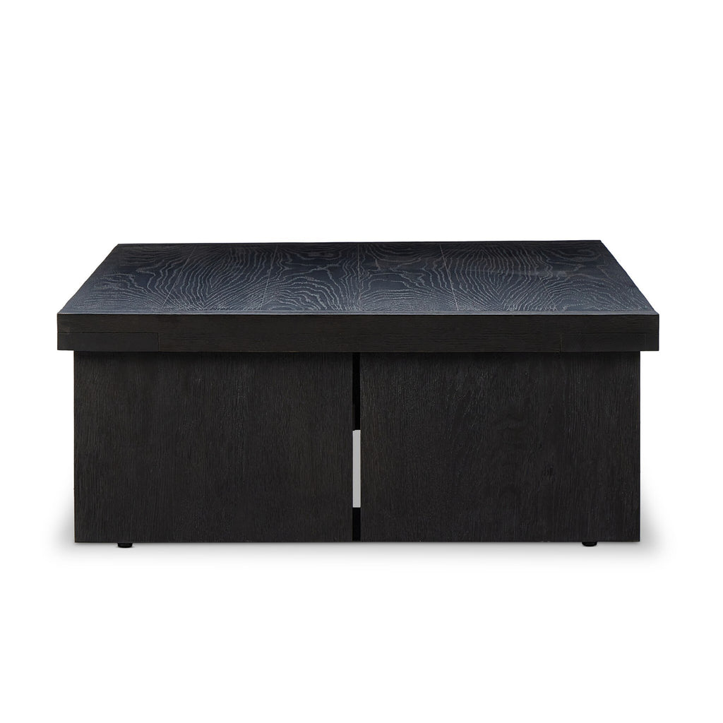 Warby Coffee Table - Worn Black Veneer