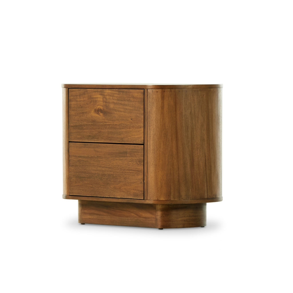 Paden Nightstand - Seasoned Brown Acacia
