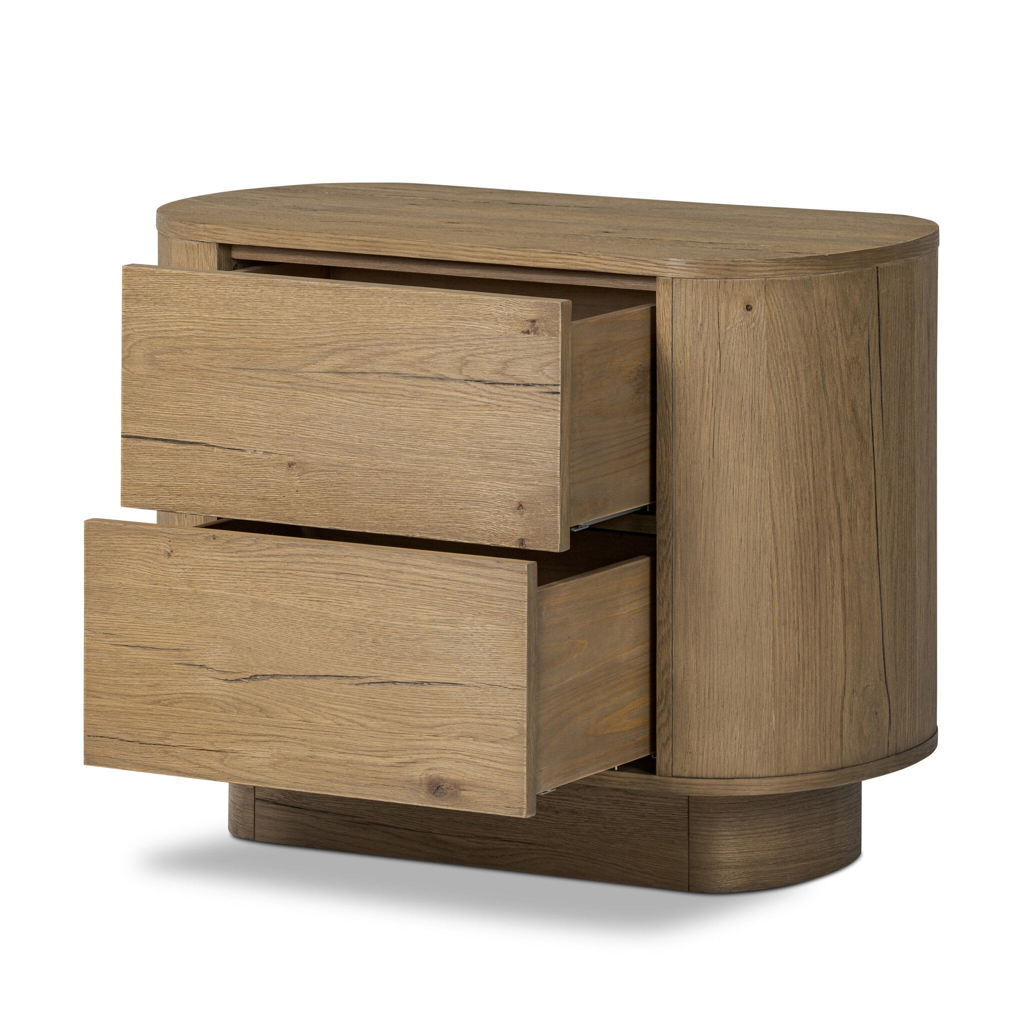 Paden Nightstand - Worn Oak Veneer