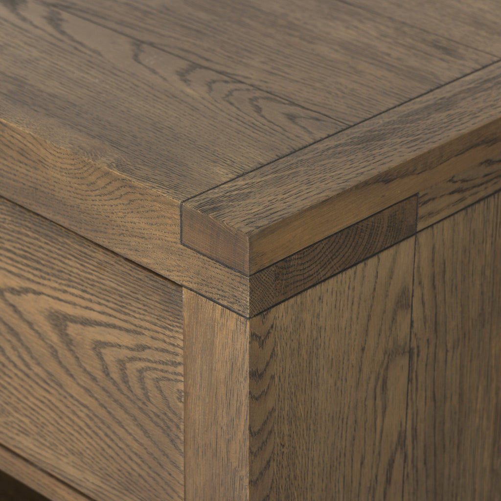 Warby Nightstand - Worn Oak Veneer
