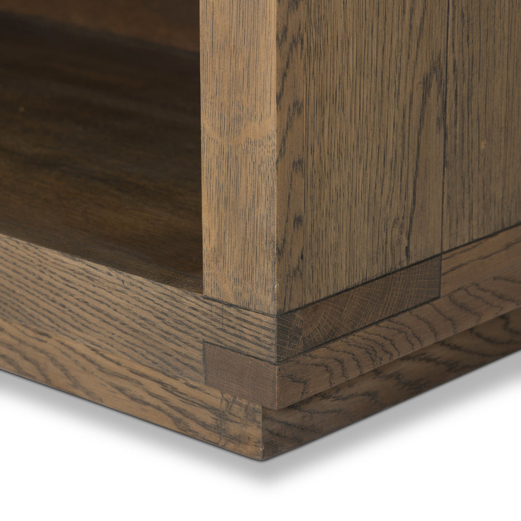 Warby Nightstand - Worn Oak Veneer