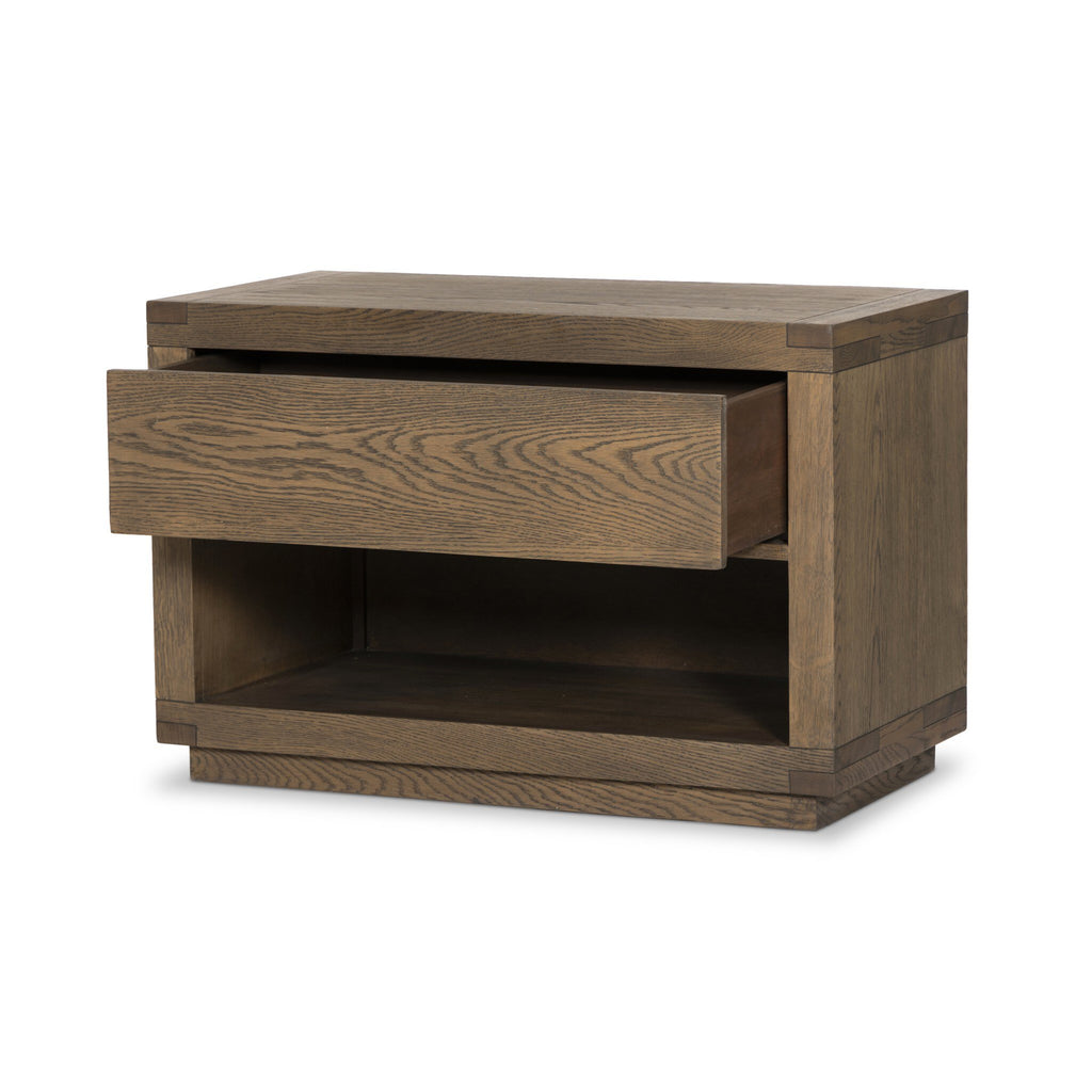 Warby Nightstand - Worn Oak Veneer
