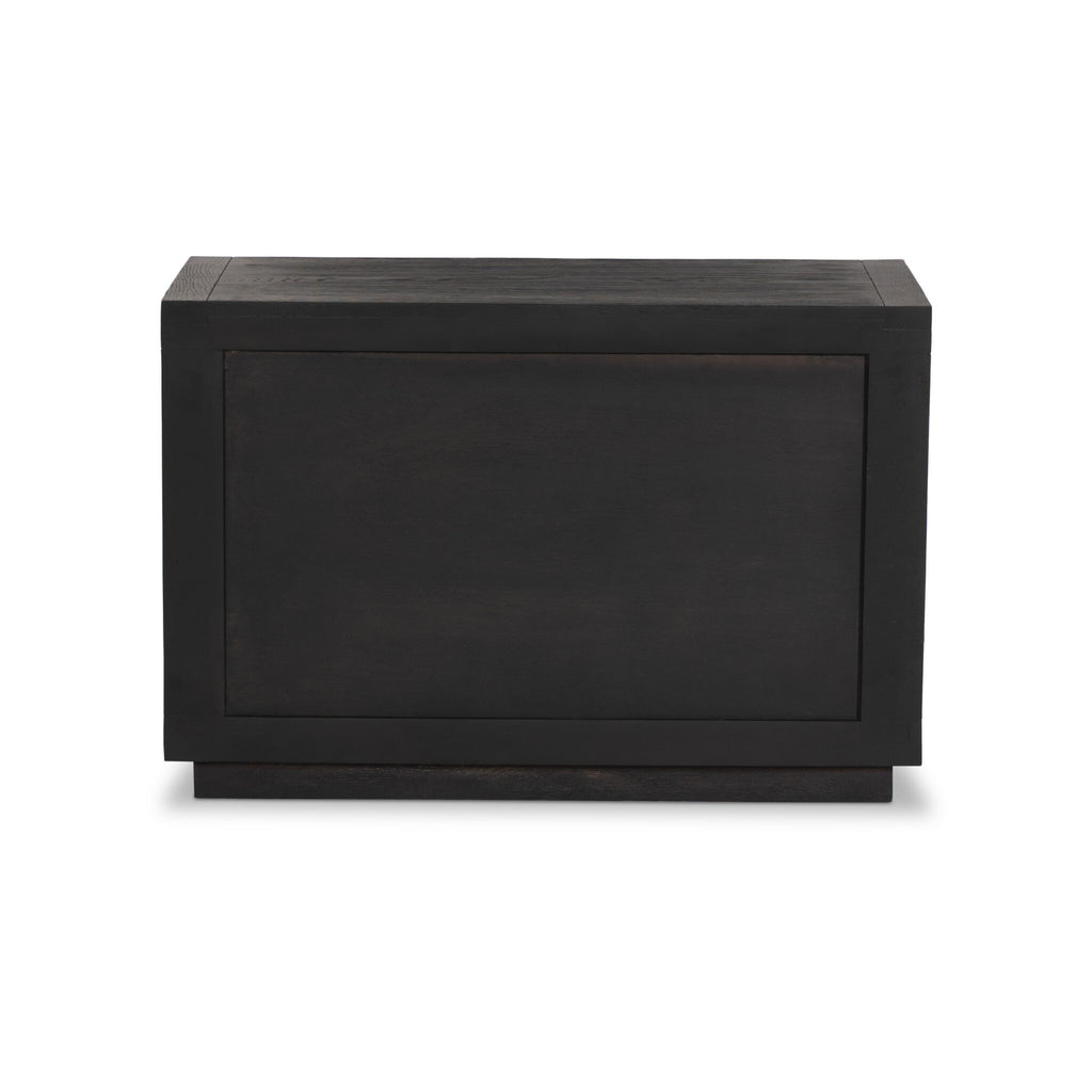 Warby Nightstand - Worn Black Veneer