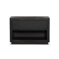 Warby Nightstand - Worn Black Veneer