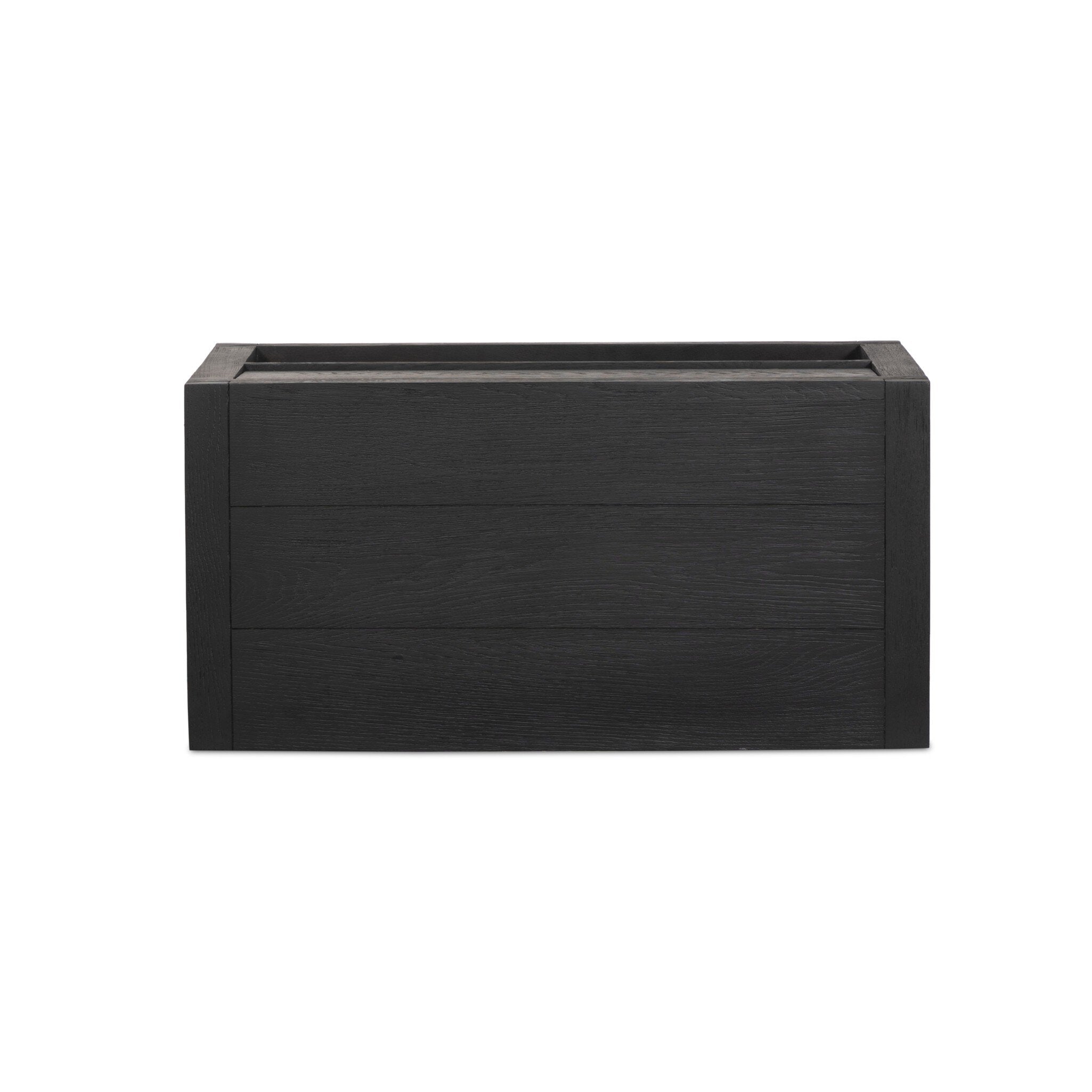 Warby Nightstand - Worn Black Veneer