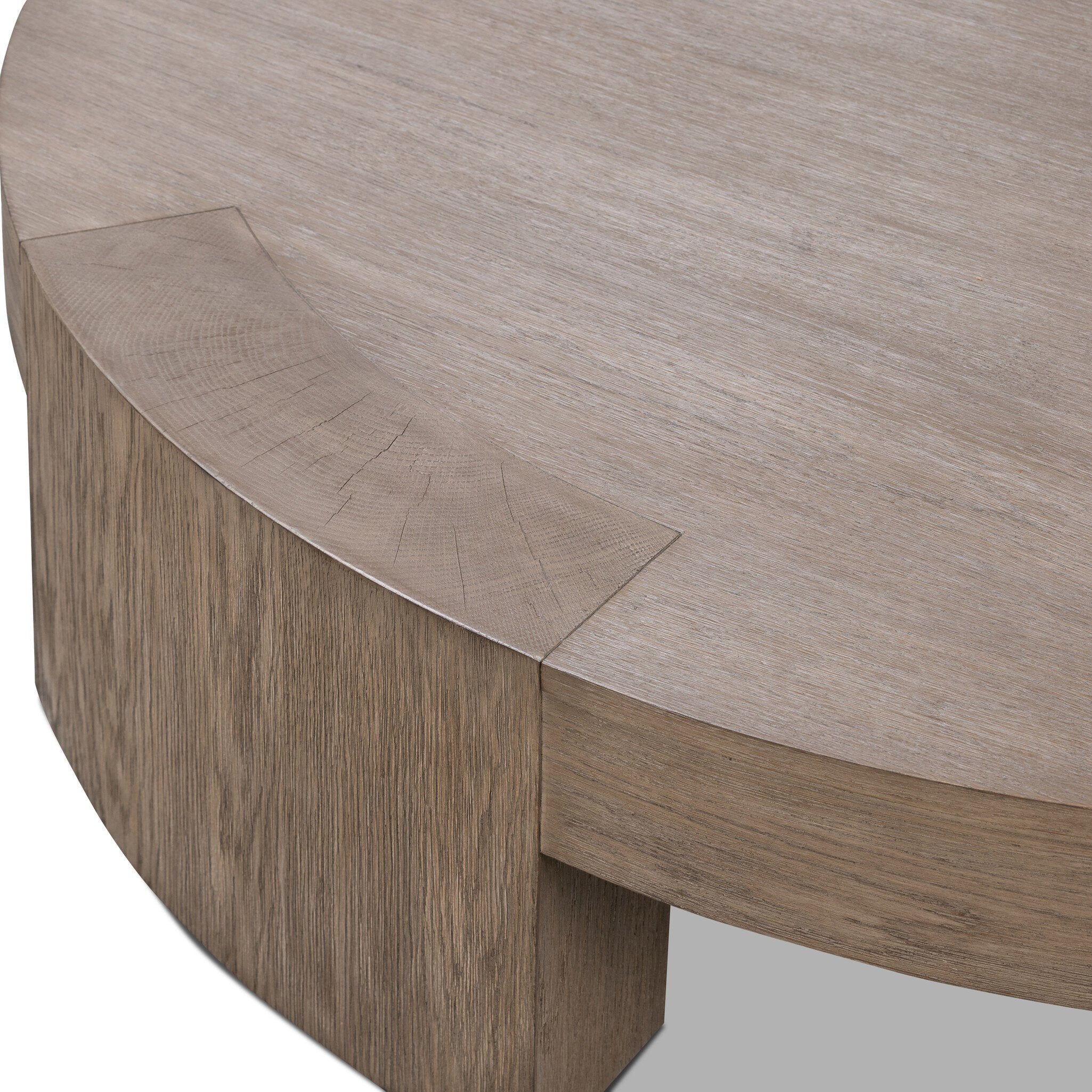Sheffield Coffee Table - Warm Natural Flat Oak Veneer | Large