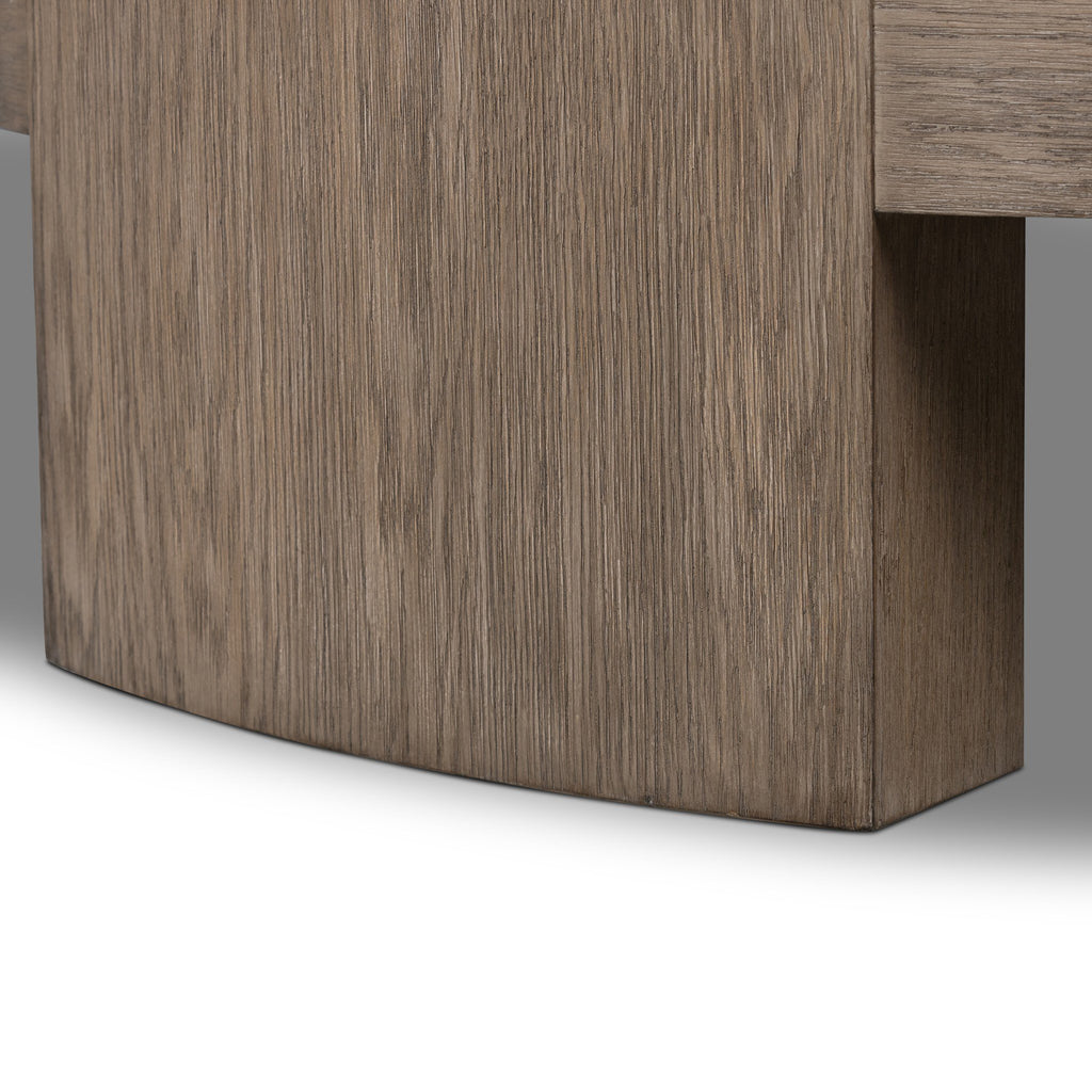 Sheffield Coffee Table - Warm Natural Flat Oak Veneer | Large