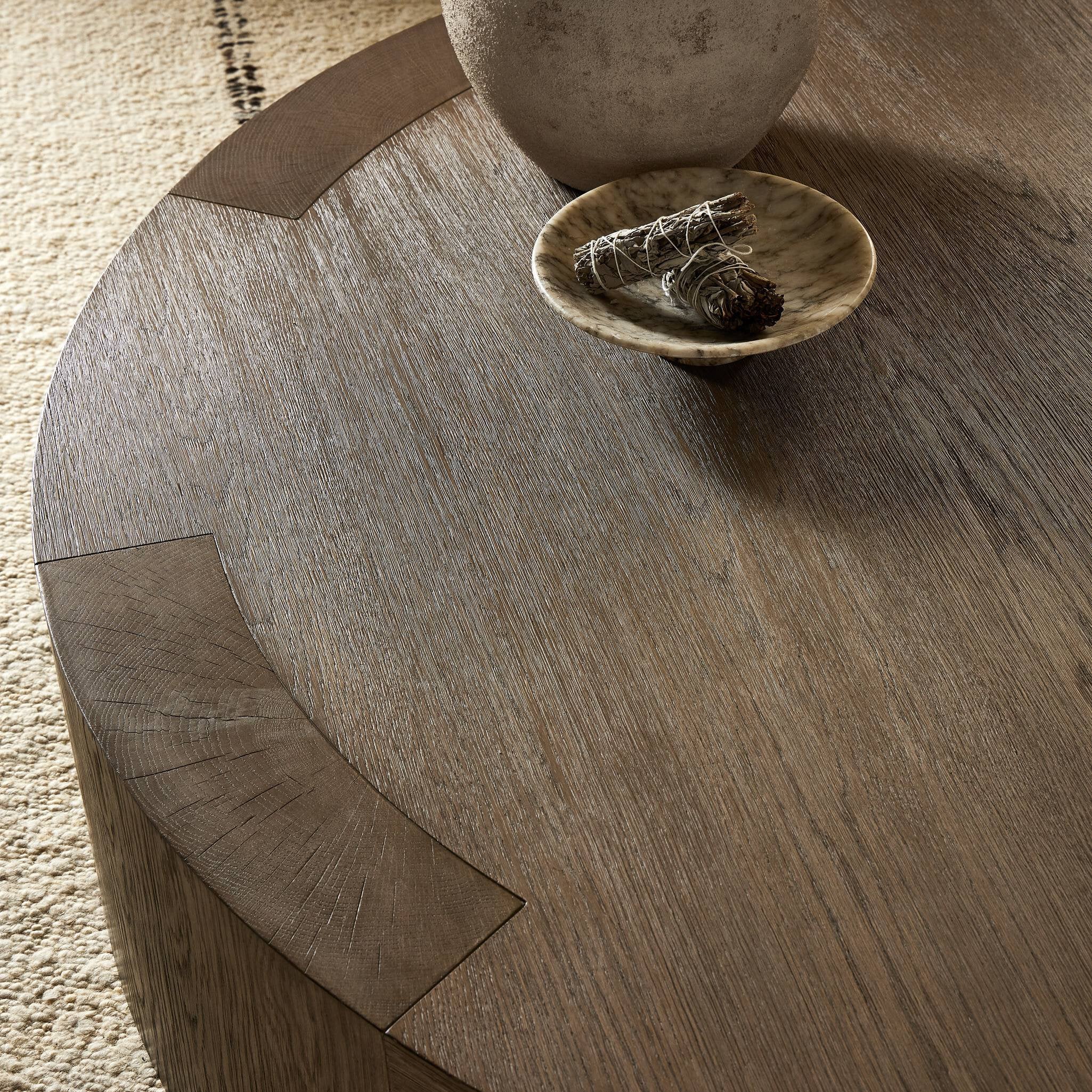Sheffield Coffee Table - Warm Natural Flat Oak Veneer | Large