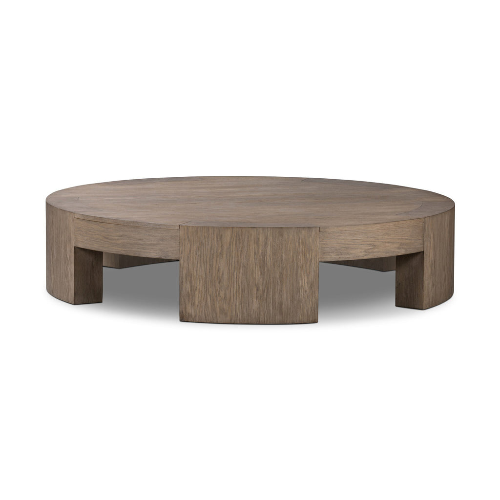 Sheffield Coffee Table - Warm Natural Flat Oak Veneer | Large