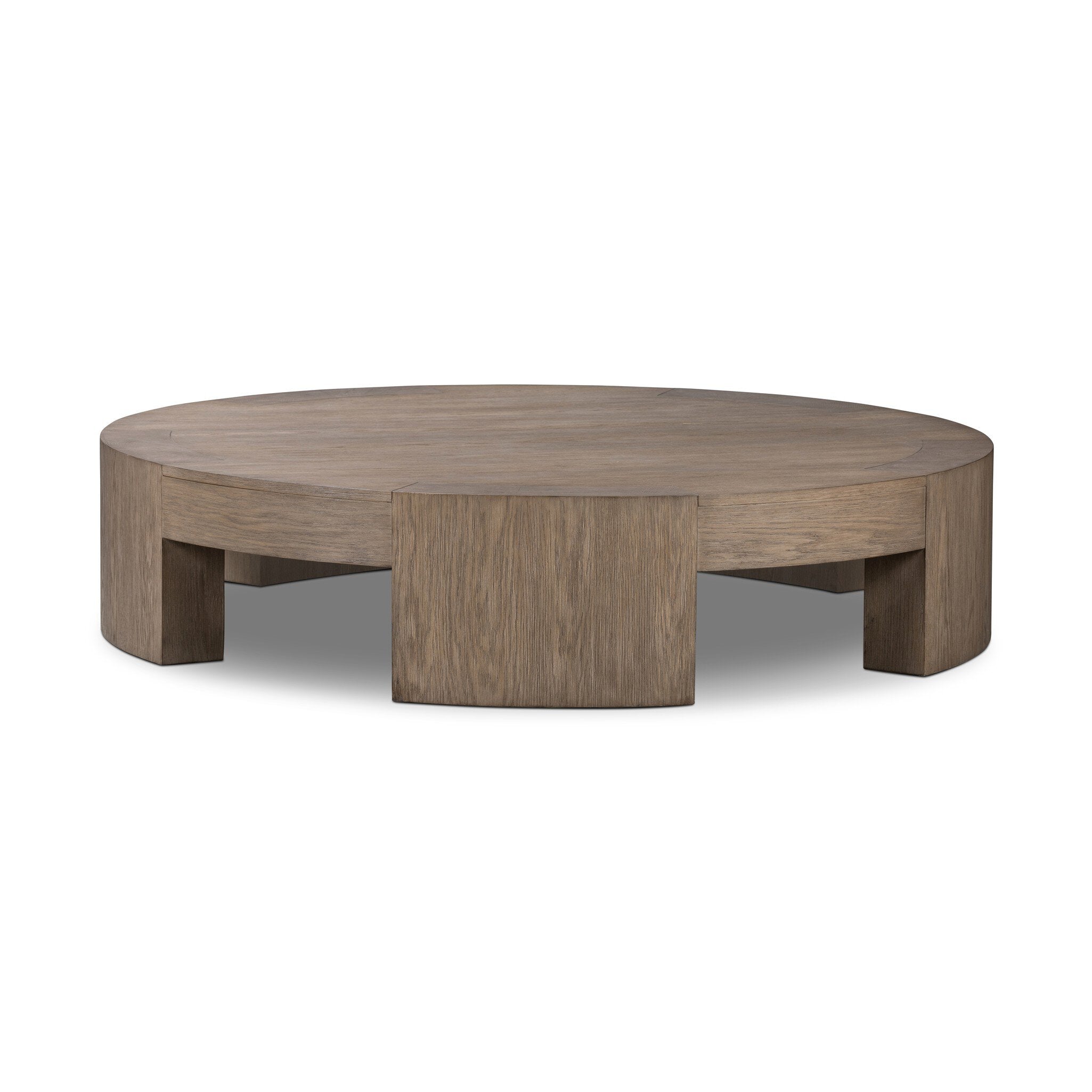 Sheffield Coffee Table - Warm Natural Flat Oak Veneer | Large