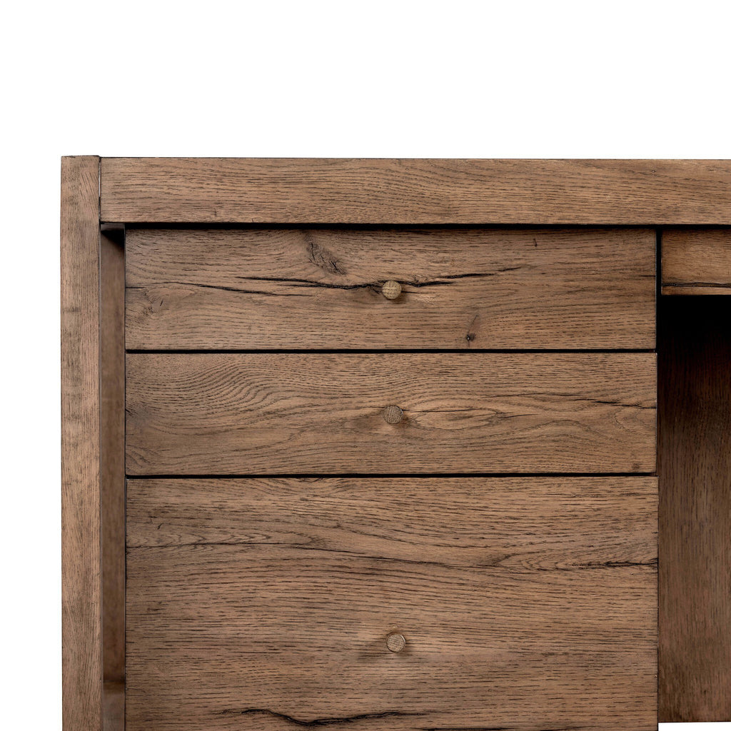 Suspension Desk - Rustic Grey Veneer