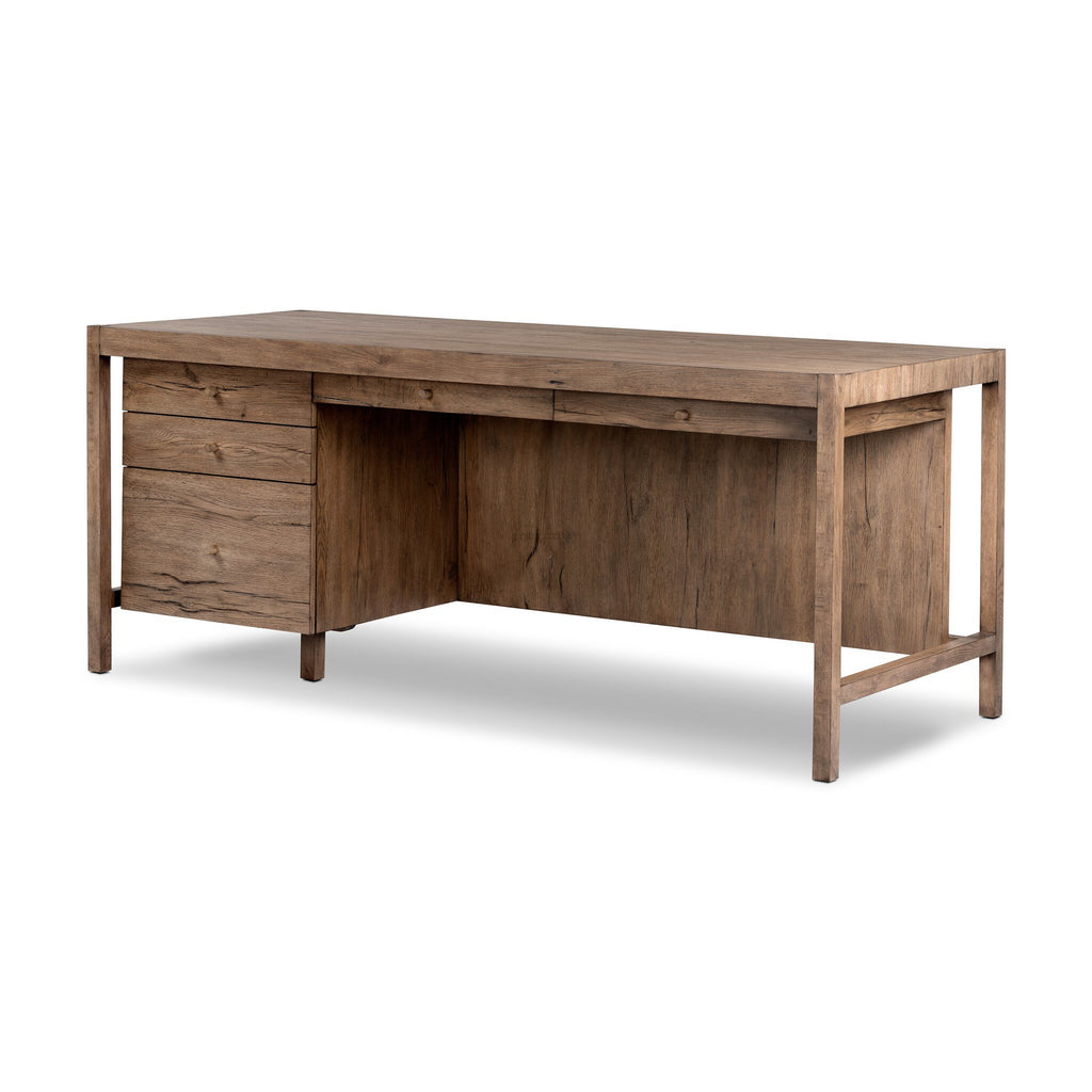 Suspension Desk - Rustic Grey Veneer