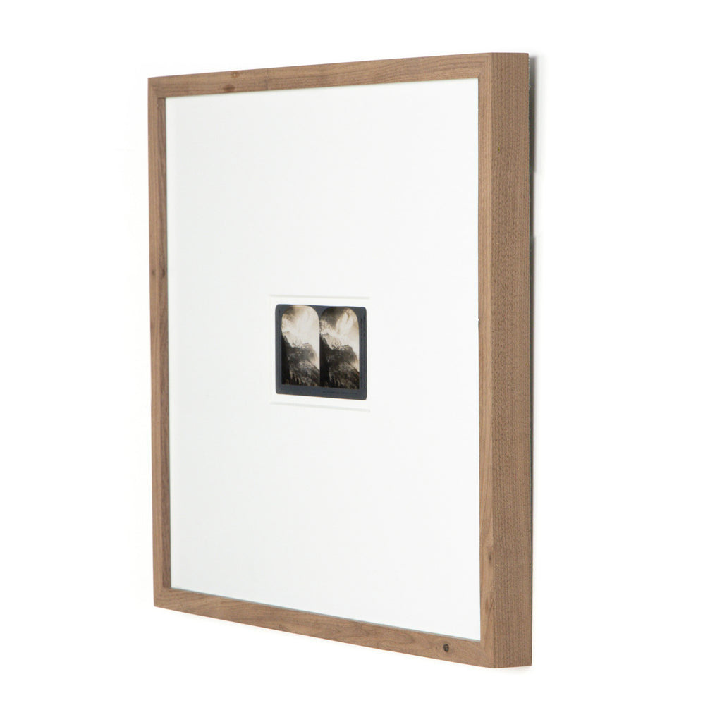 Swiss Alps by Gold Rush Art Co - Rustic 1.5 Walnut