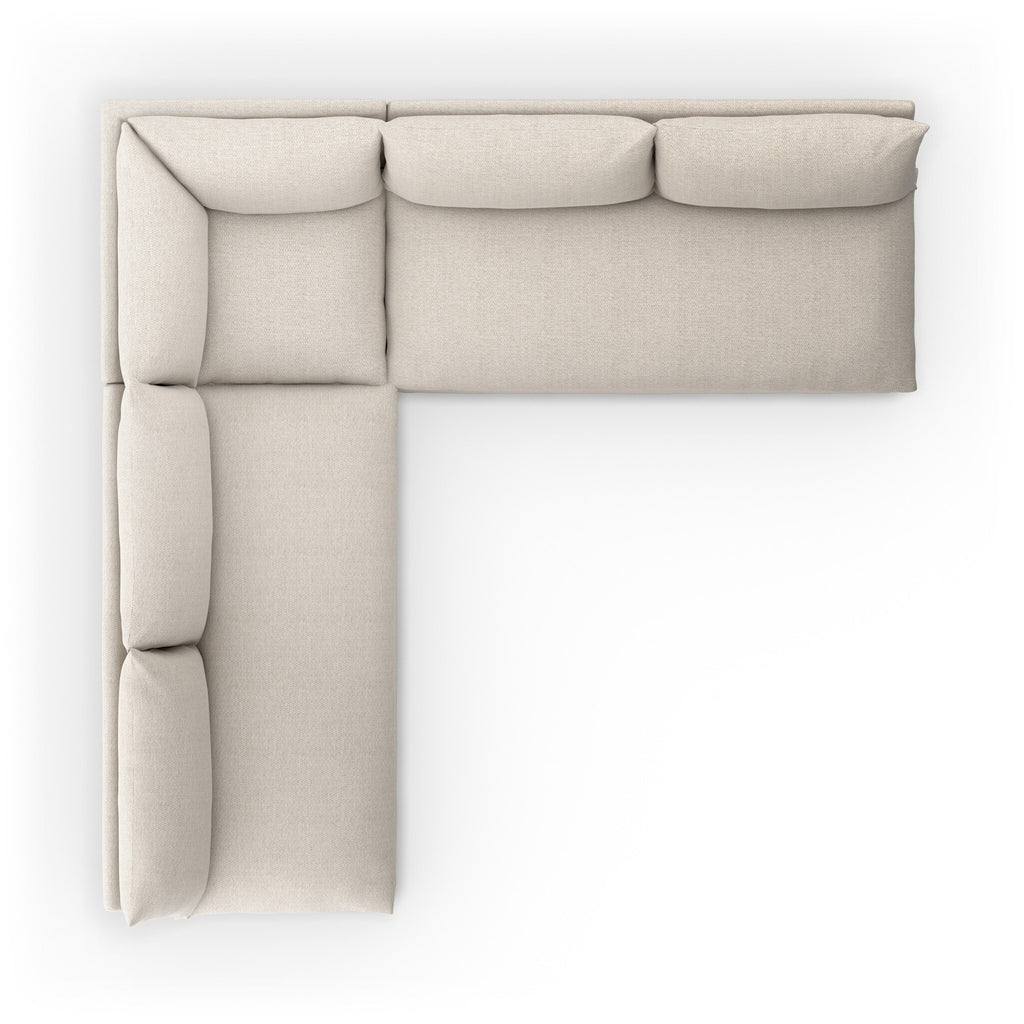 Grant Outdoor 3-Piece Sectional - Faye Sand