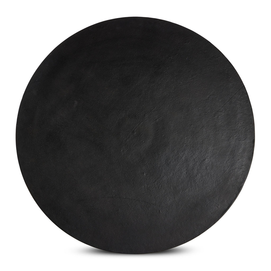 Daffin Round Bistro Table - Black Antique