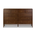 Sullivan 10 Drawer Dresser - Saddle Tan Veneer