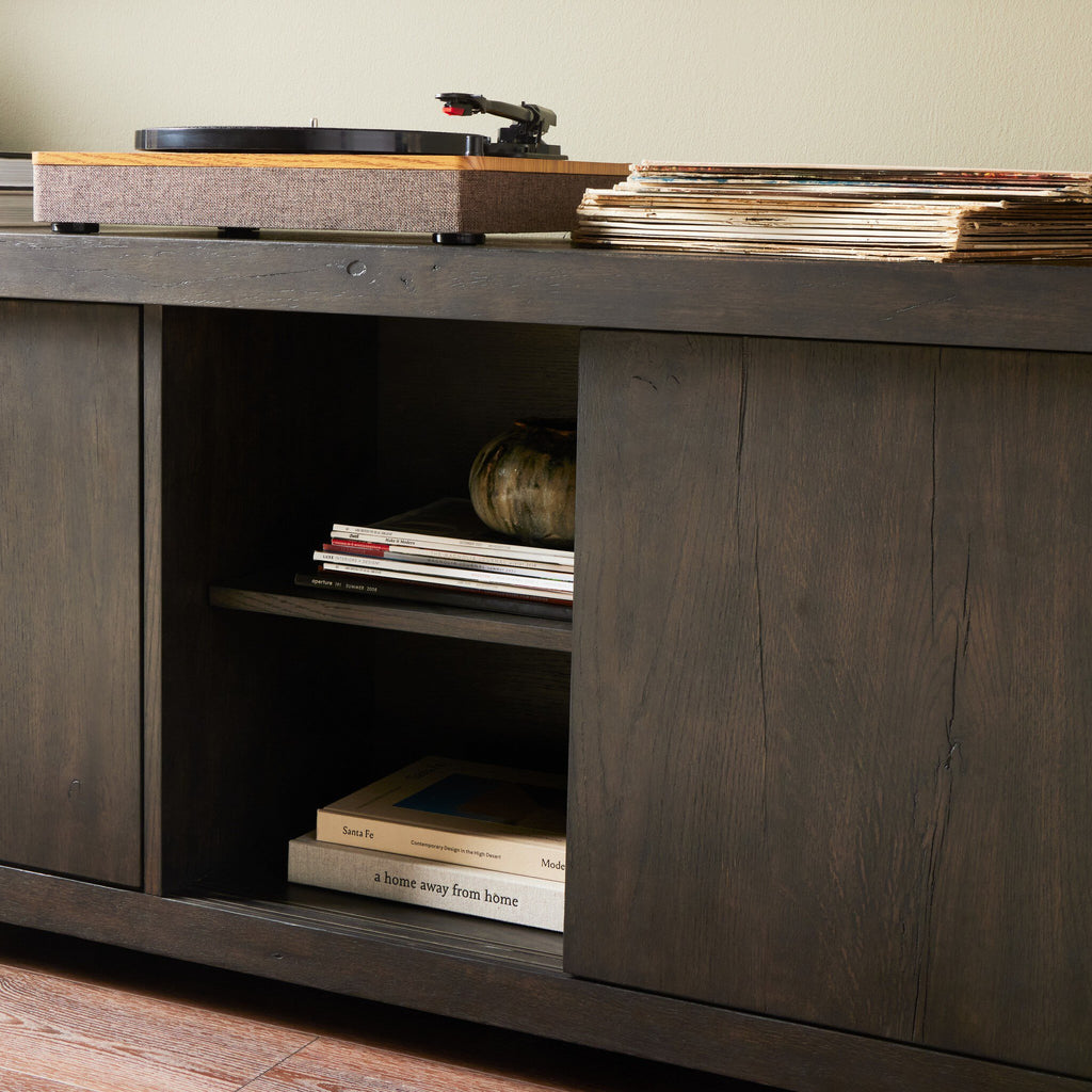 Laredo Media Console - Smoked Black
