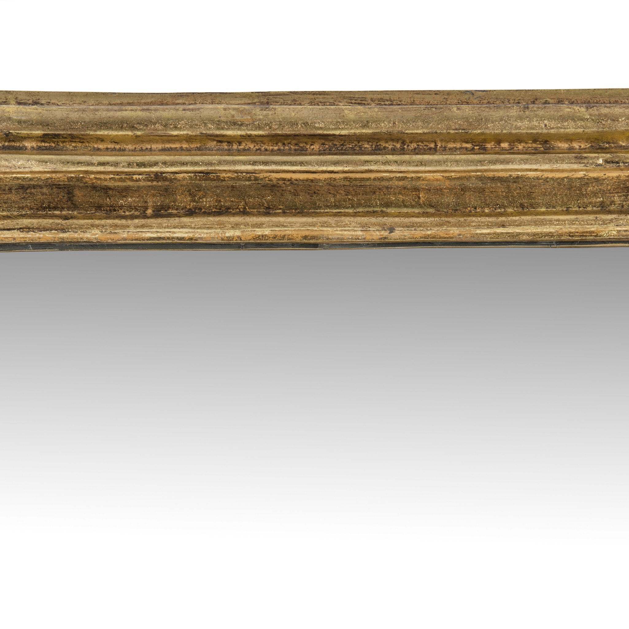 Vintage Louis Floor Mirror - Antiqued Gold Leaf