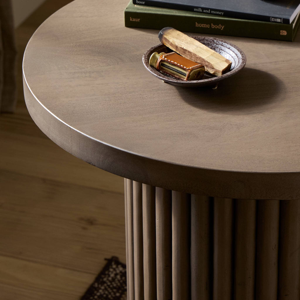 Rutherford End Table - Reclaimed Ashen Brown