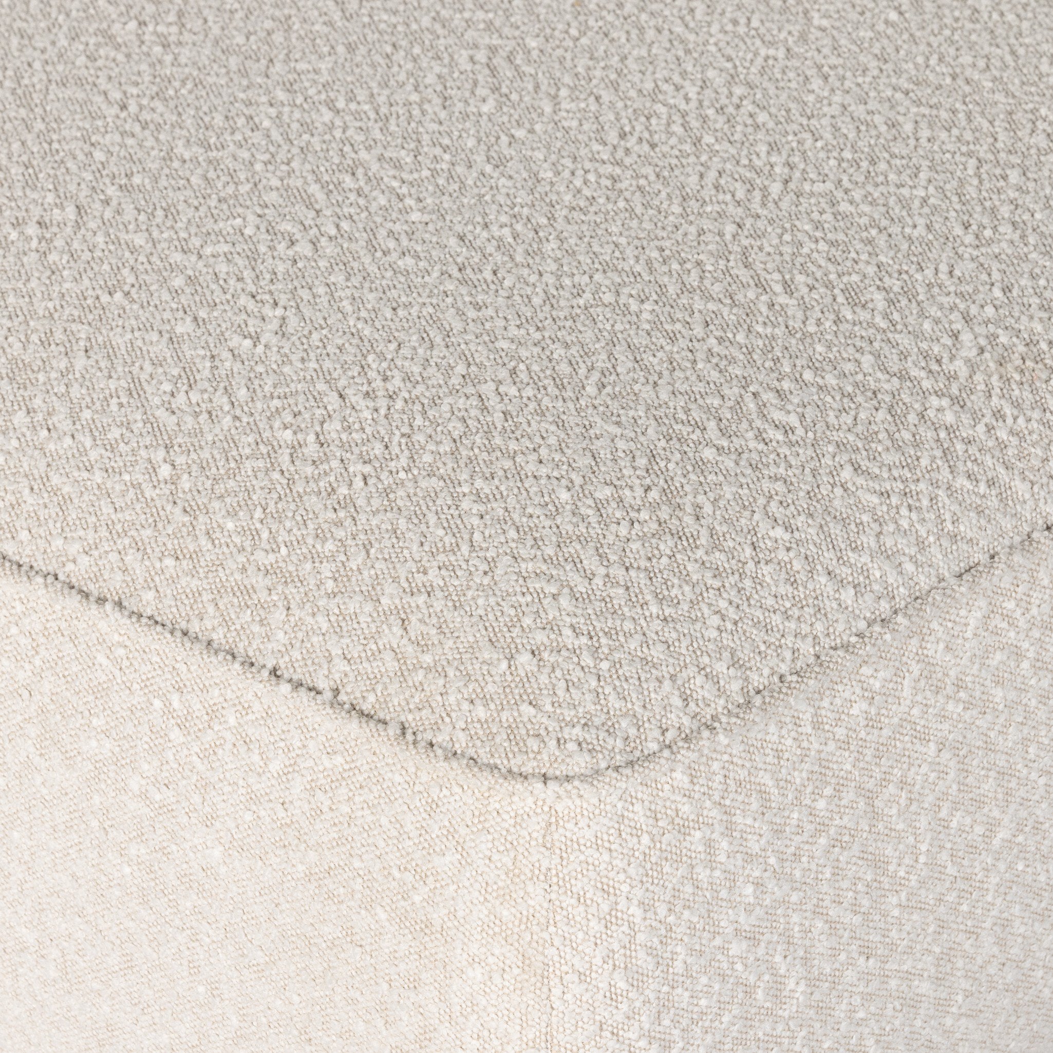 Sinclair Cocktail Ottoman - Knoll Natural