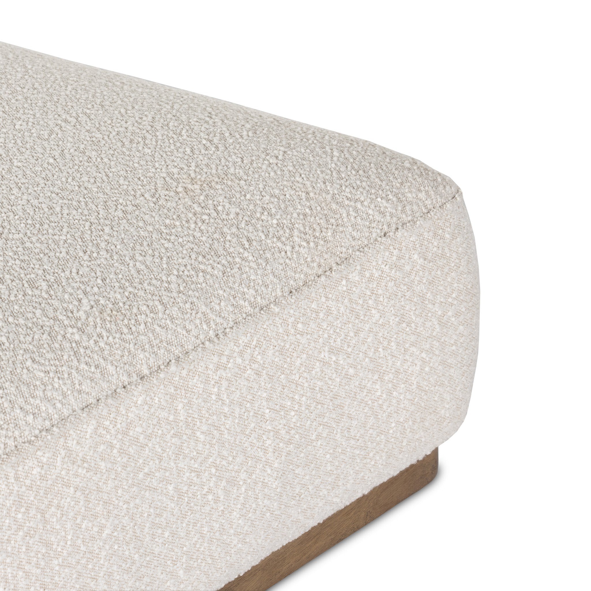 Sinclair Cocktail Ottoman - Knoll Natural