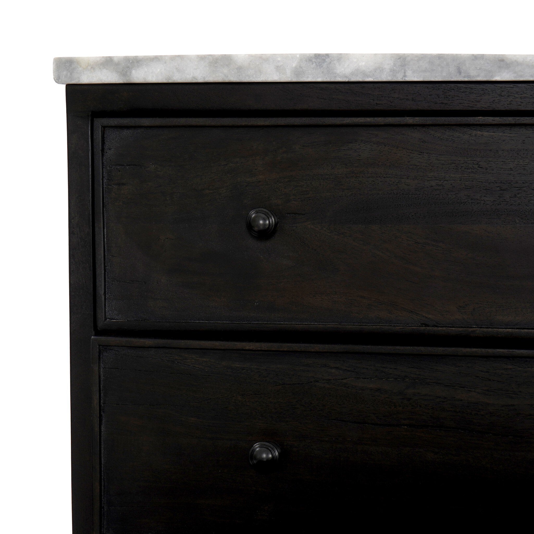Odette Nightstand - White Statuario Marble