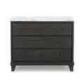 Odette Nightstand - White Statuario Marble