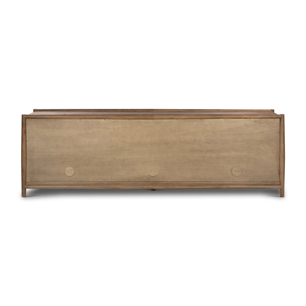 Glenview 6 Door Sideboard - Weathered Oak Veneer