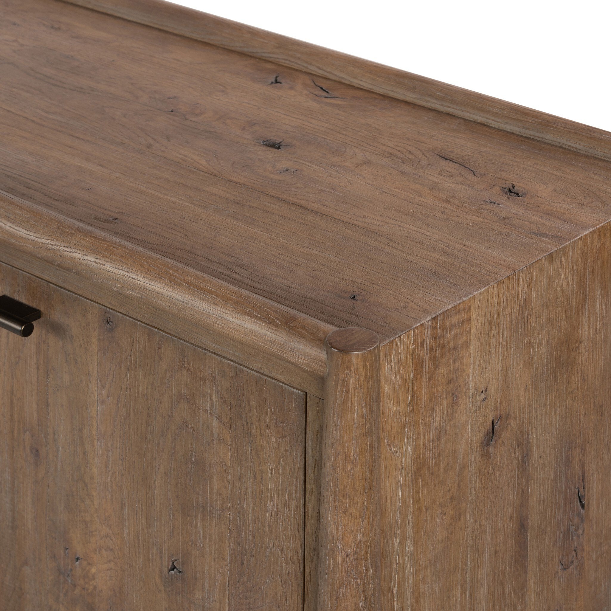 Glenview 6 Door Sideboard - Weathered Oak Veneer