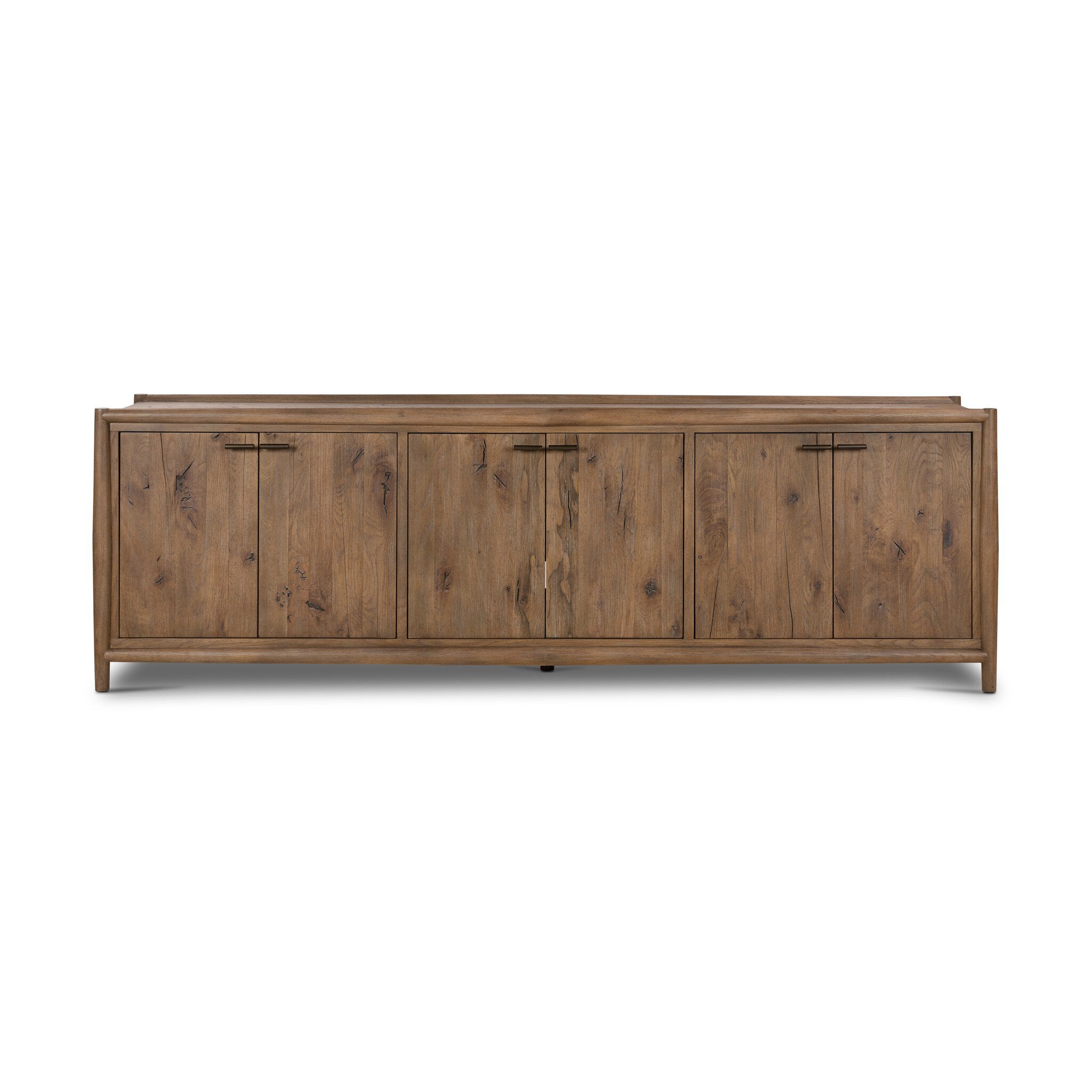 Glenview 6 Door Sideboard - Weathered Oak Veneer