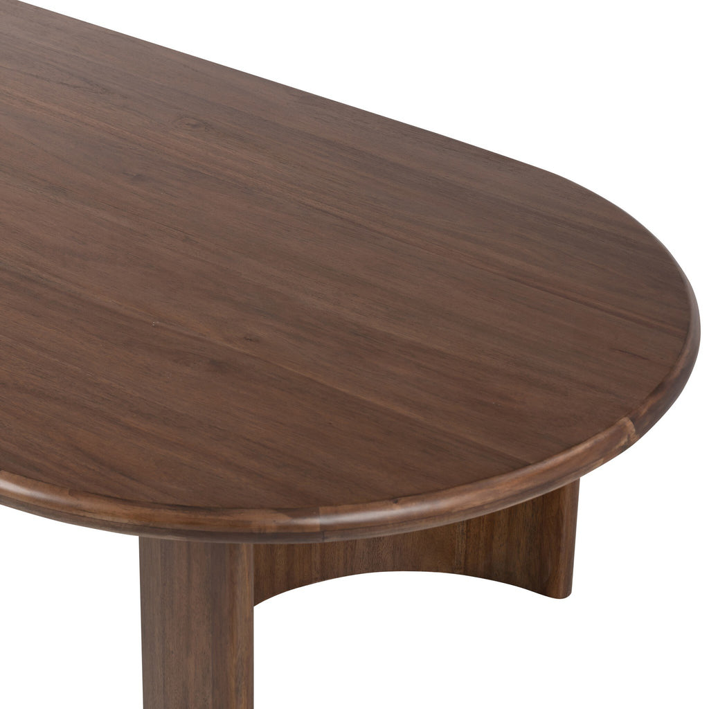 Paden Coffee Table - Seasoned Brown Acacia | 65"