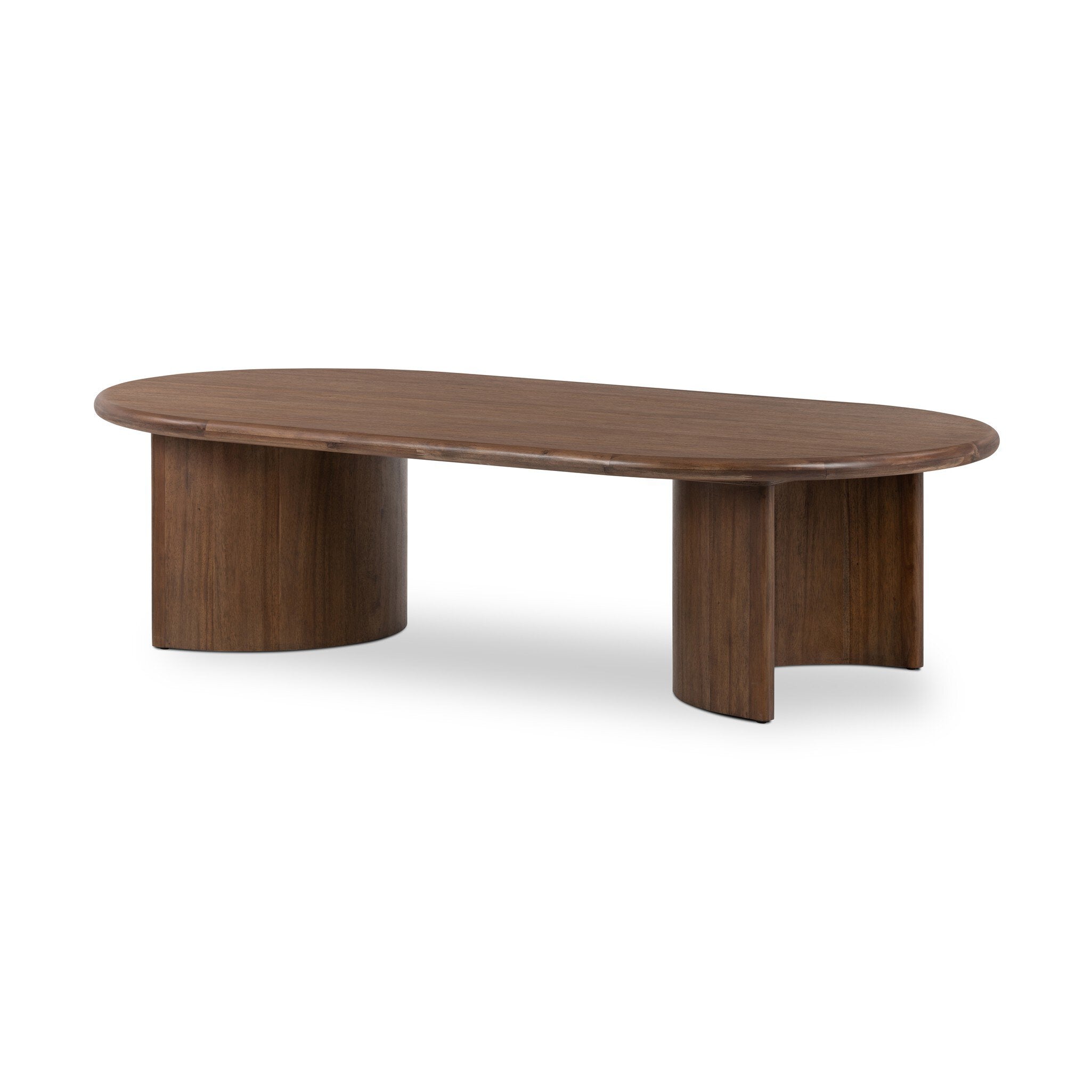Paden Coffee Table - Seasoned Brown Acacia | 65"