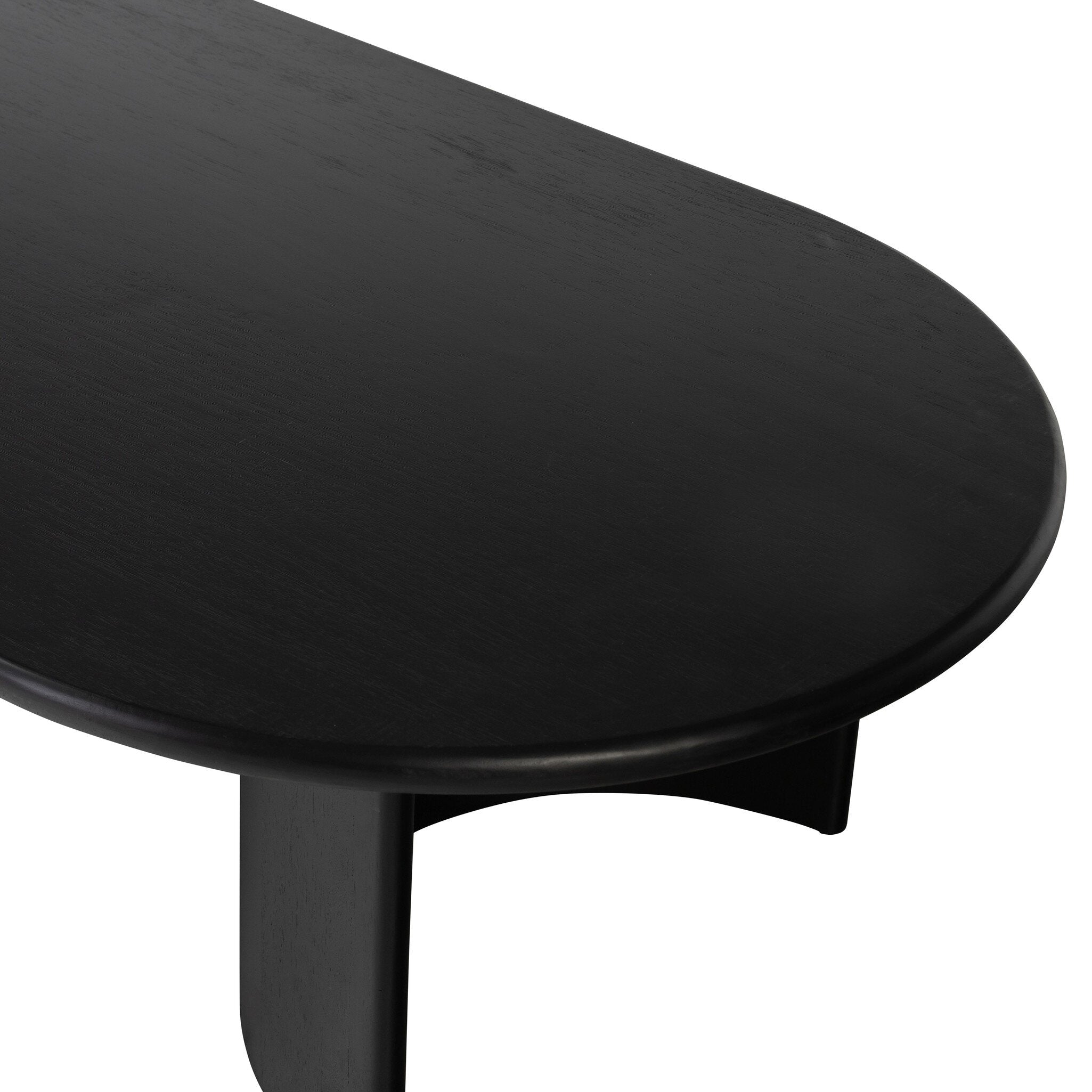 Paden Coffee Table - Aged Black Acacia | 65"
