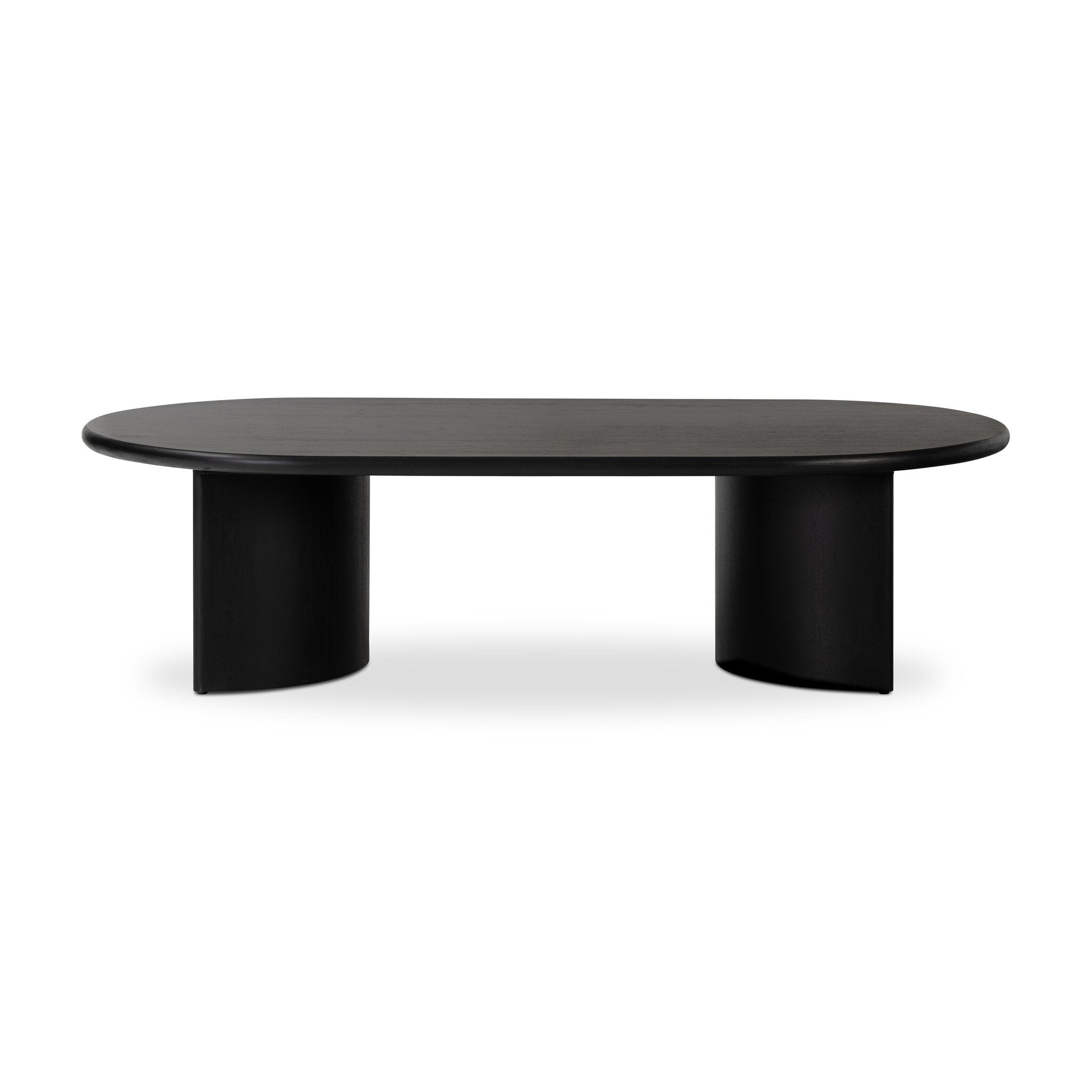 Paden Coffee Table - Aged Black Acacia | 65"
