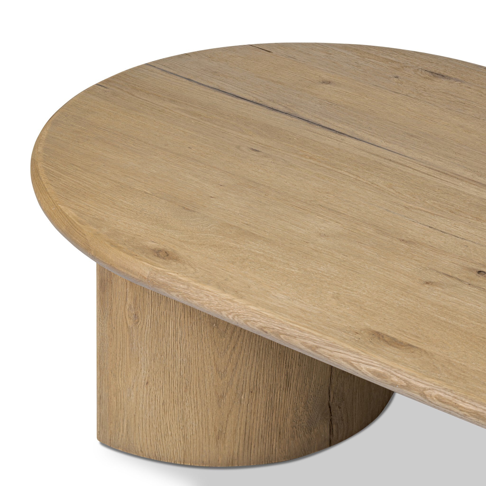 Paden Coffee Table - Worn Oak Veneer | 65"