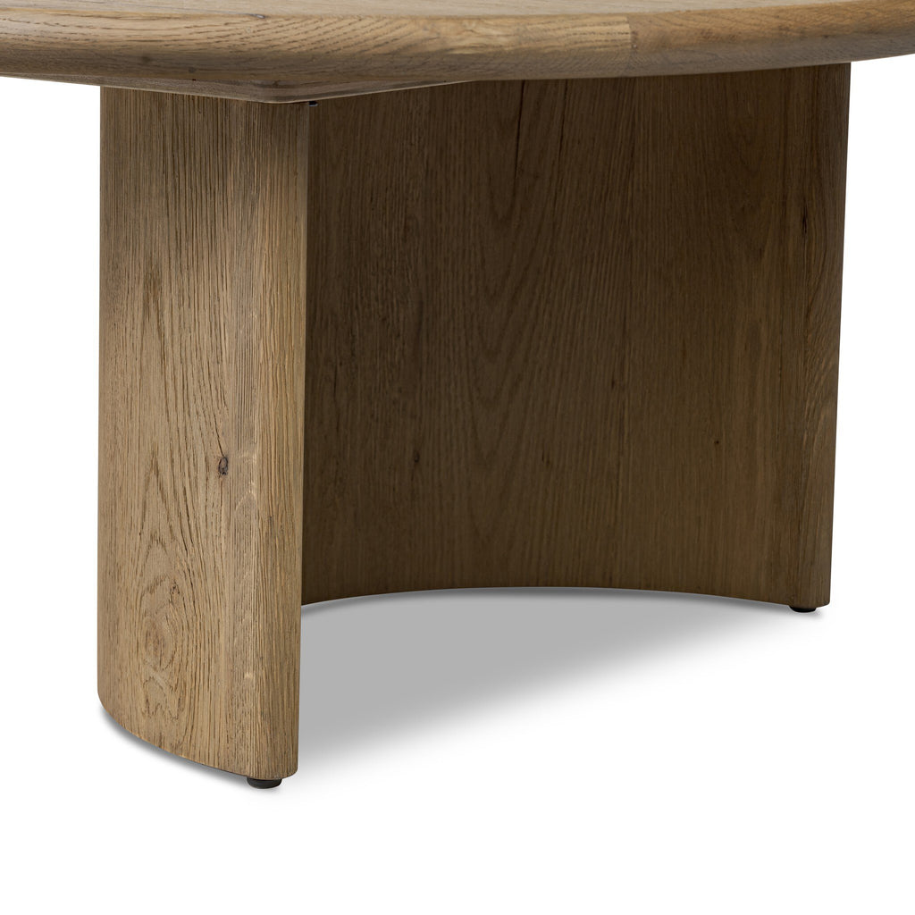 Paden Coffee Table - Worn Oak Veneer | 65"