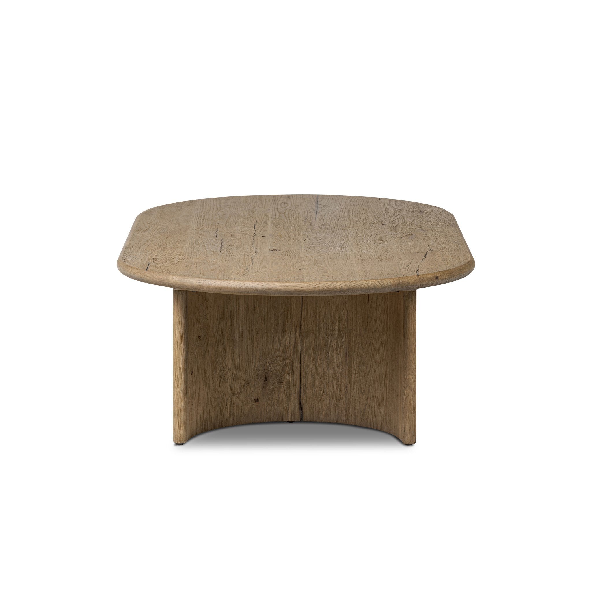 Paden Coffee Table - Worn Oak Veneer | 65"