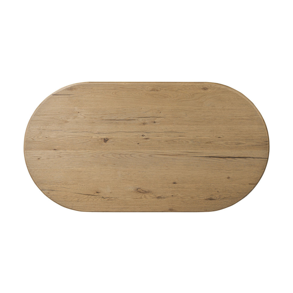 Paden Coffee Table - Worn Oak Veneer | 65"
