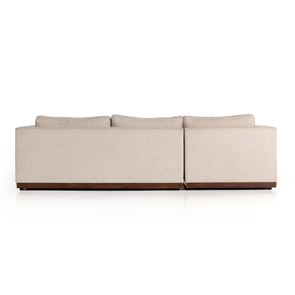 Lawrence 2-Piece Sectional W/ Chaise - Nova Taupe | LAF