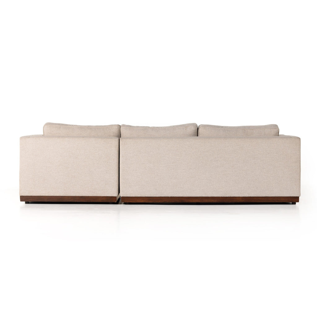 Lawrence 2-Piece Sectional W/ Chaise - Nova Taupe | RAF
