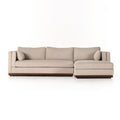 Lawrence 2-Piece Sectional W/ Chaise - Nova Taupe | RAF