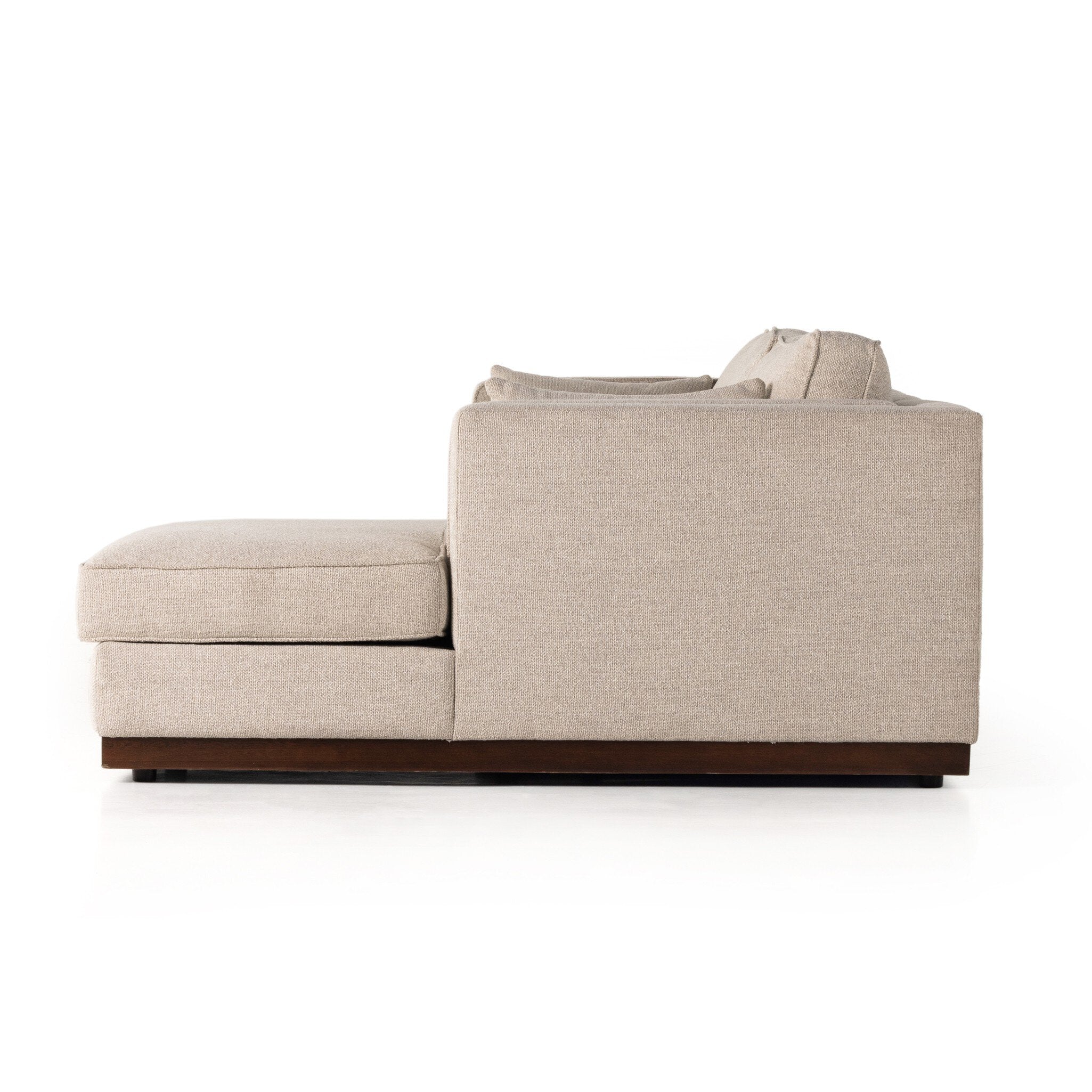 Lawrence 2-Piece Sectional W/ Chaise - Nova Taupe | RAF