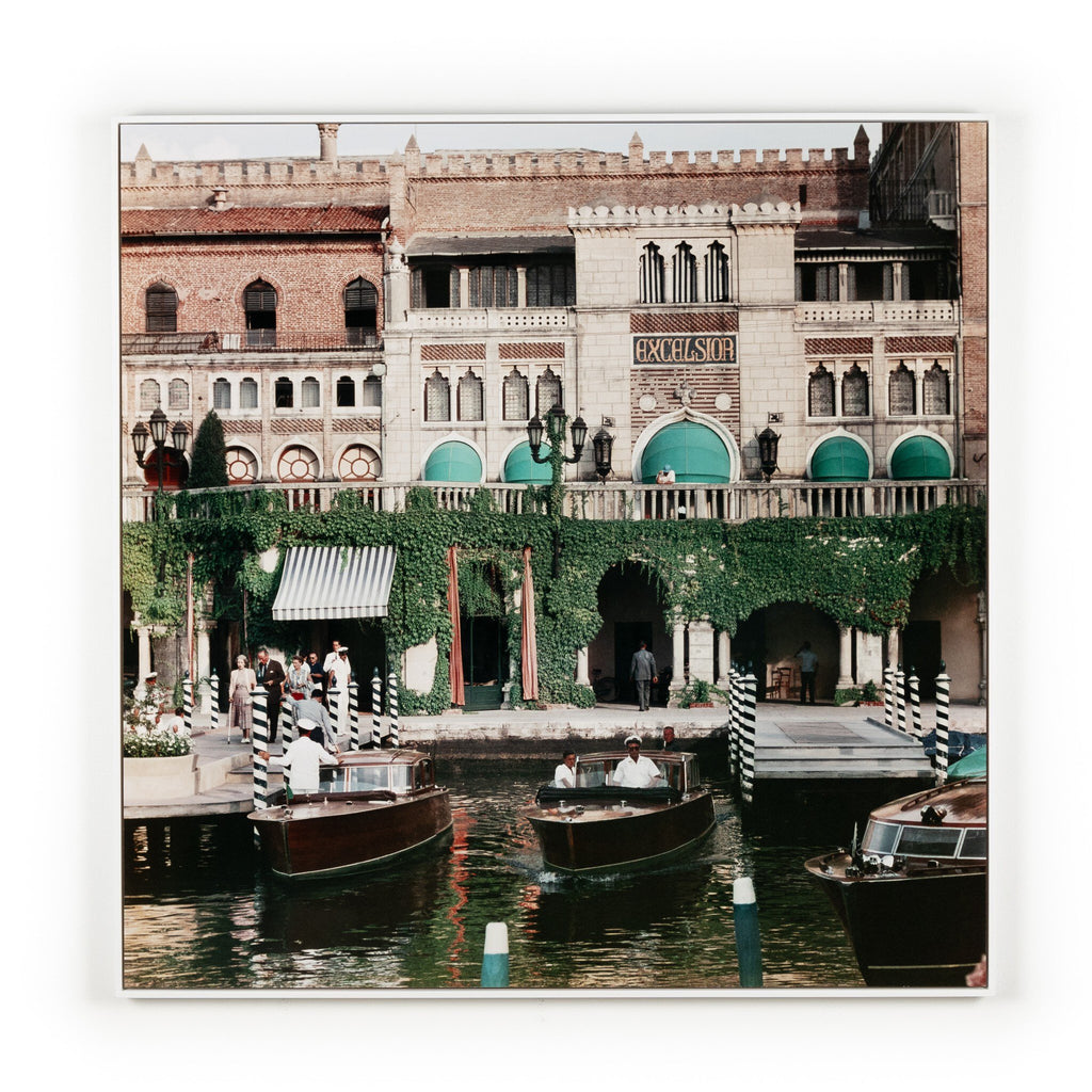 Westin Excelsior by Slim Aarons - White Maple Floater
