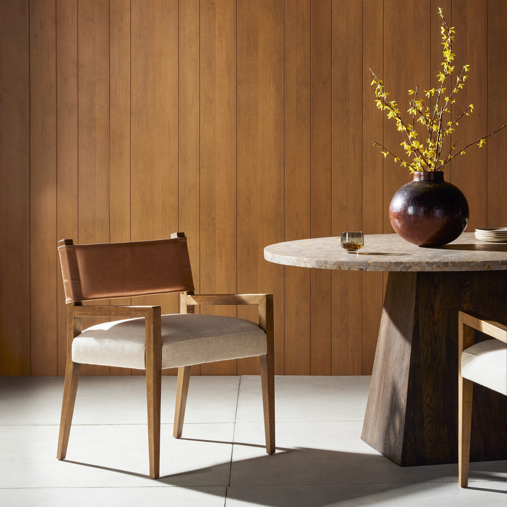 Ferris Dining Armchair - Thames Cream