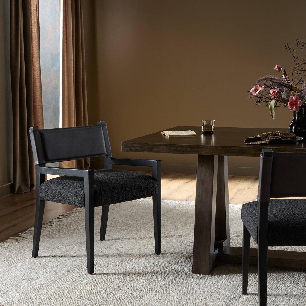 Ferris Dining Armchair - Gibson Black
